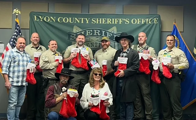 Stockings for the Lyon County Sheriff's Office, 2024